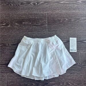 lululemon athletica White Narrow Waistband Tennis Skirt Size 6
